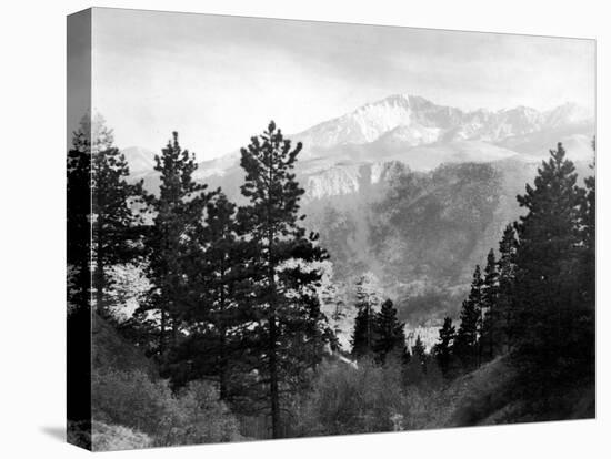 Pike's Peak in Rocky National Park-null-Premier Image Canvas