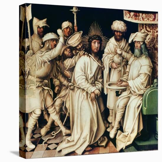 Pilate Washing His Hands, Left Panel from a Triptych, 1496-Hans Holbein the Elder-Premier Image Canvas