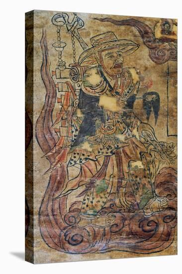 Pilgrim Monk, Miniature, Dunhuang, Chinese Civilization, 9th Century-null-Premier Image Canvas