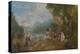 Pilgrimage to Cythera (Embarkation for Cyther), 1717-Jean Antoine Watteau-Premier Image Canvas