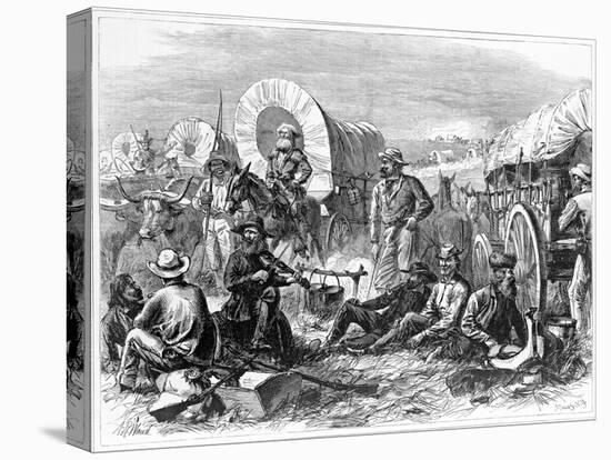 Pilgrims of the Plains, Pub. 1871-Alfred R. Waud-Premier Image Canvas