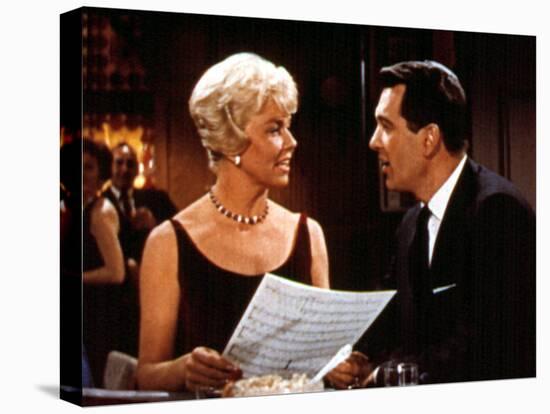 Pillow Talk, Doris Day, Rock Hudson, 1959-null-Stretched Canvas