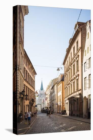 Pils Iela Street, Riga, Latvia, Baltic States, Europe-Ben Pipe-Premier Image Canvas