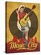 Pin Up Girl, Music City, Nashville, Tennessee-Anderson Design Group-Stretched Canvas