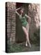 Pin-Up in Leotard-Charles Woof-Premier Image Canvas