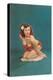 Pin-Up with Gardenia in Hair-null-Stretched Canvas