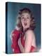 Pin-Up with Red Towel-Charles Woof-Premier Image Canvas