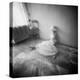 Pinhole Camera Shot of Sitting Topless Woman in Hoop Skirt-Rafal Bednarz-Premier Image Canvas