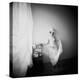 Pinhole Camera Shot of Standing Topless Woman in Hoop Skirt-Rafal Bednarz-Premier Image Canvas