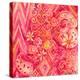 Pink Abstract-Janice Gaynor-Stretched Canvas