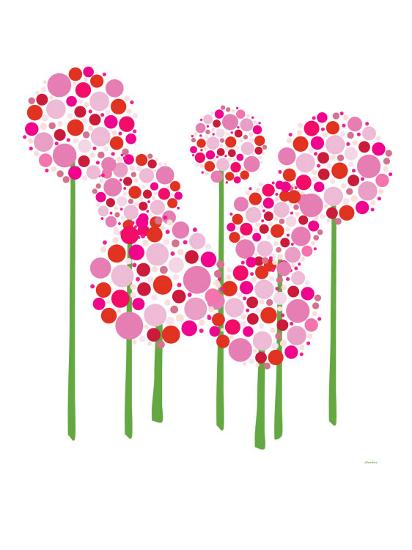 Pink Allium-Avalisa-Stretched Canvas