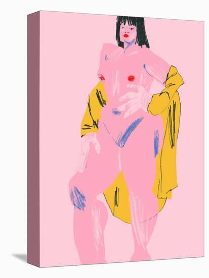 Pink &Amp; Yellow Nude-Francesco Gulina-Premier Image Canvas