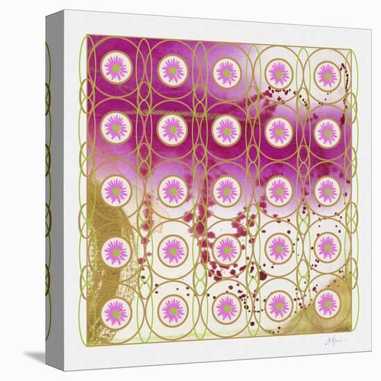 Pink and Gold Daisies-Pamela A. Johnson-Premier Image Canvas