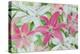 Pink and White Lilies III-Sandra Iafrate-Stretched Canvas