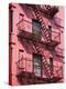 Pink Apartment Building in Soho District, Downtown Manhattan, New York City, New York, USA-Richard Cummins-Premier Image Canvas