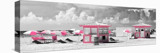 Pink Beach Houses - Miami Beach - Florida-Philippe Hugonnard-Premier Image Canvas