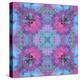 Pink Blueberry Cross Mandala Tiles-Alaya Gadeh-Premier Image Canvas