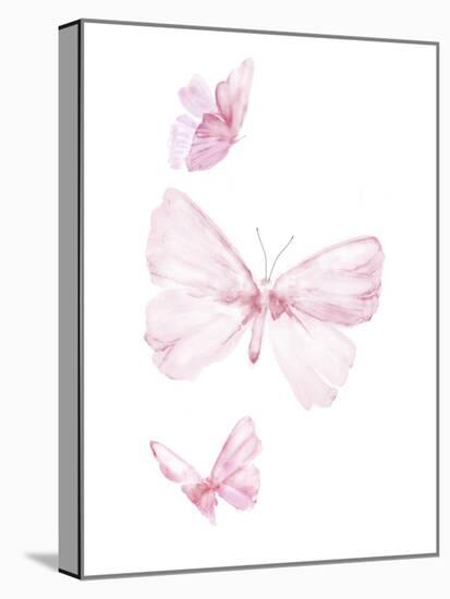 Pink Butterflys I-PI Juvenile-Stretched Canvas