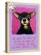 Pink Chihuahua-Cathy Cute-Premier Image Canvas