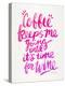 Pink Coffee Wine-Cat Coquillette-Premier Image Canvas