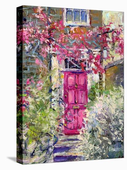 Pink Door-Richard Wallich-Stretched Canvas