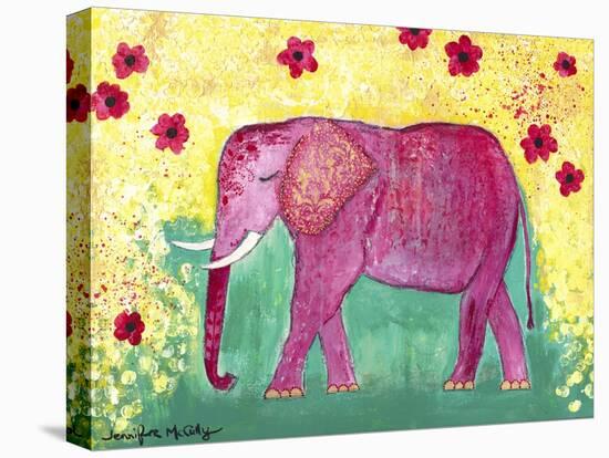 Pink Elephant-Jennifer McCully-Premier Image Canvas