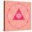 Pink Evil Eye Mandala-Cat Coquillette-Premier Image Canvas