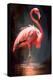 Pink Flamingo-Vivienne Dupont-Stretched Canvas