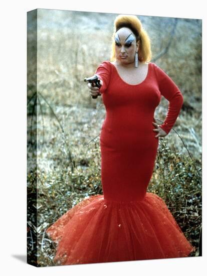 Pink Flamingos, Divine, 1972-null-Stretched Canvas