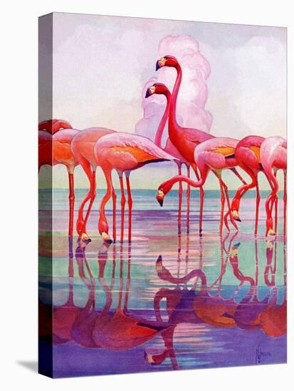 "Pink Flamingos,"January 29, 1938-Francis Lee Jaques-Premier Image Canvas