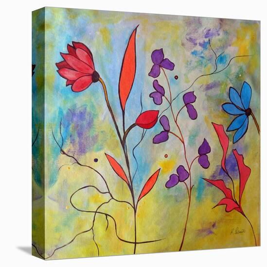 Pink Floral II-Ruth Palmer-Stretched Canvas