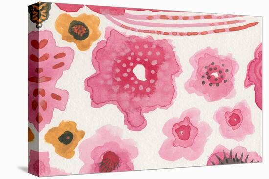 Pink Flower Power-Melissa Averinos-Stretched Canvas