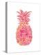 Pink Gold Pineapple-Amanda Greenwood-Stretched Canvas