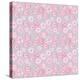 Pink Japanese Flowers on Grey-Effie Zafiropoulou-Premier Image Canvas