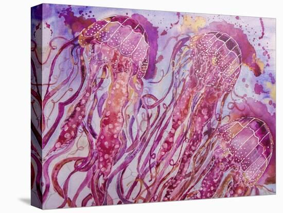 Pink Jellyfish-Lauren Moss-Premier Image Canvas