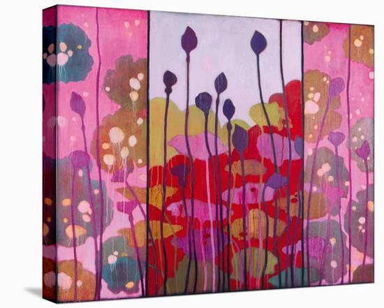 Pink Lotus-Sally Bennett Baxley-Stretched Canvas