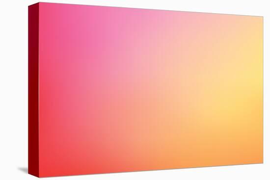 Pink, Orange, Yellow and Red Color Gradient Summer Defocused Blurred Motion Abstract Background Vec-IrisImages-Premier Image Canvas