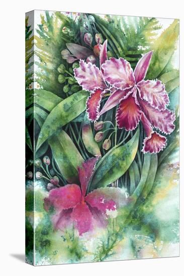 Pink Orchid-Michelle Faber-Premier Image Canvas