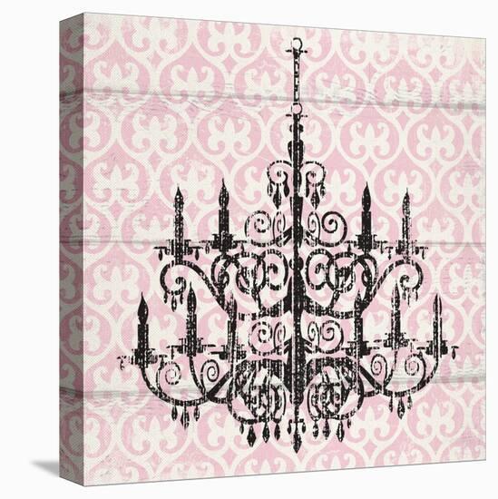 Pink Pattern Chandelier II-Piper Ballantyne-Stretched Canvas