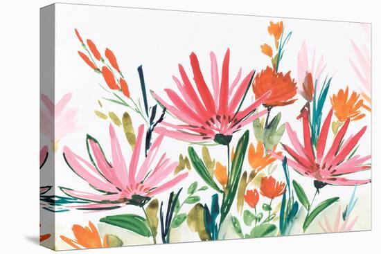 Pink Petals-Isabelle Z-Stretched Canvas