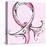 Pink Ribbon Breast Cancer-Megan Aroon Duncanson-Stretched Canvas