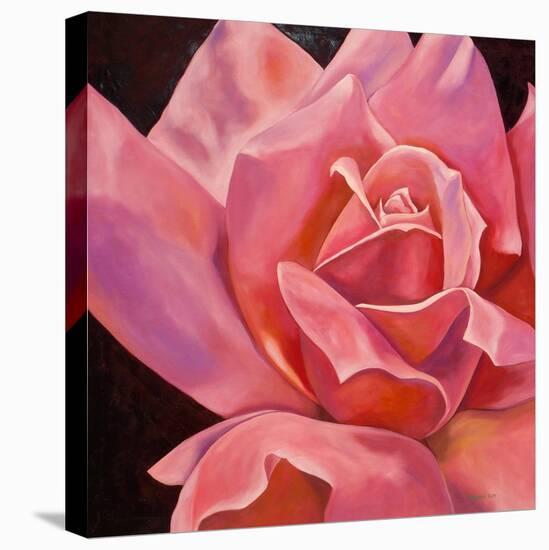 Pink Rose-Hyunah Kim-Stretched Canvas