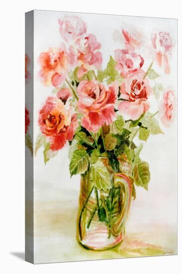 Pink Roses-Joan Thewsey-Premier Image Canvas