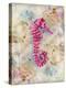 Pink Seahorse-LuAnn Roberto-Stretched Canvas