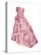 Pink Silk Taffeta Chine Gown, Yves Saint Laurent for Christian Dior, 1956-null-Premier Image Canvas