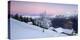 Pink Sky at Dawn Above Snow Covered Huts and Trees, Orobie Alps-Roberto Moiola-Premier Image Canvas