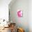 Pink Swirl II-L. Hewitt-Stretched Canvas displayed on a wall