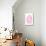 Pink Watercolor Agate I-Susan Bryant-Stretched Canvas displayed on a wall