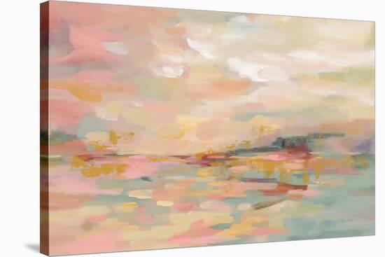 Pink Waves-Silvia Vassileva-Stretched Canvas