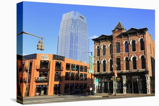 Pinnacle Tower and Broadway Street, Nashville, Tennessee, United States of America, North America-Richard Cummins-Premier Image Canvas